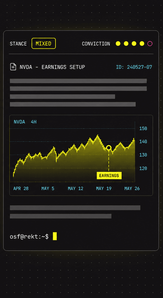 Terminal research session preview
